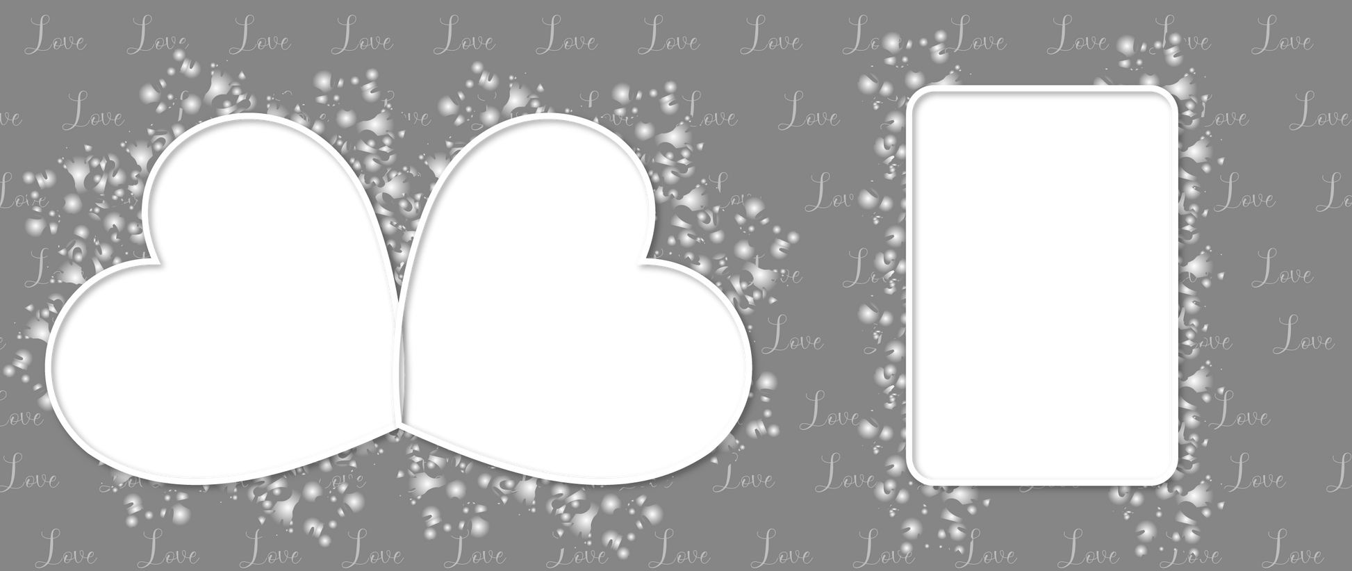 Double Heart 3 image photo mug - Luxe Custom Designer