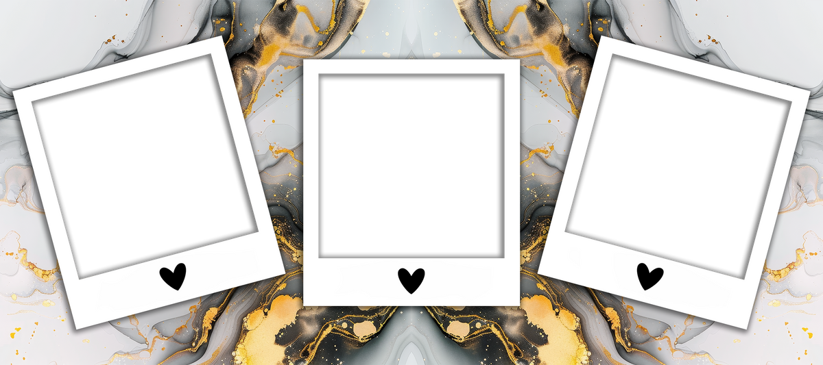 Marble Effect 3Image Photo Mug by Luxe Sensational