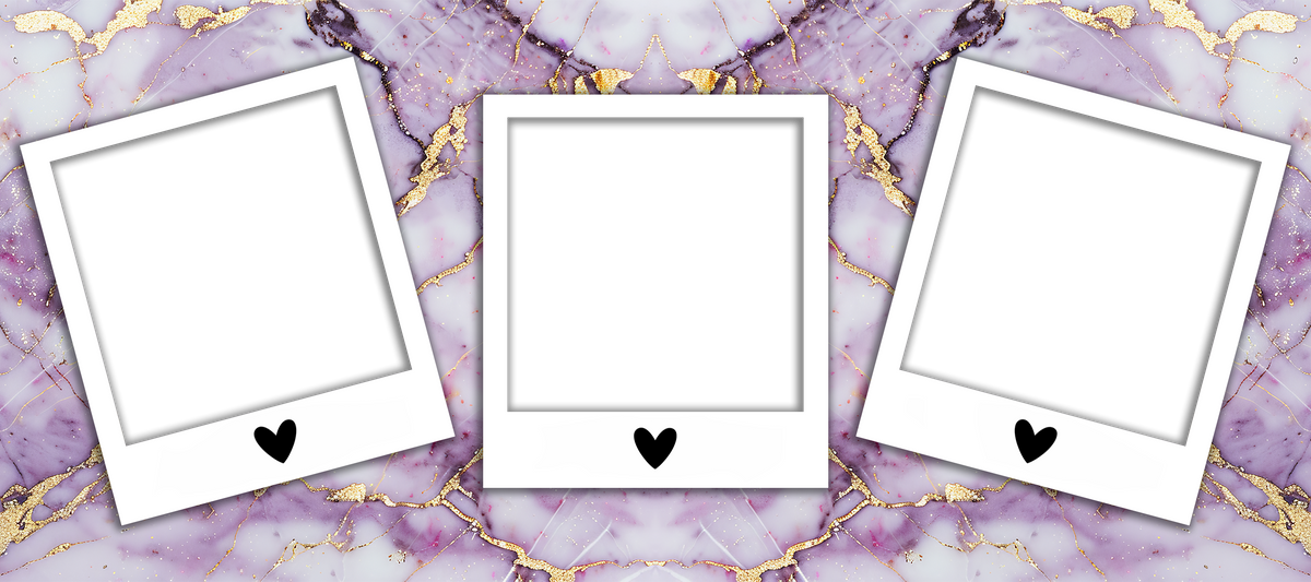 Marble Effect 3Image Photo Mug by Luxe Sensational