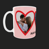 Triple Heart Photo Mug - Luxe Custom Designer