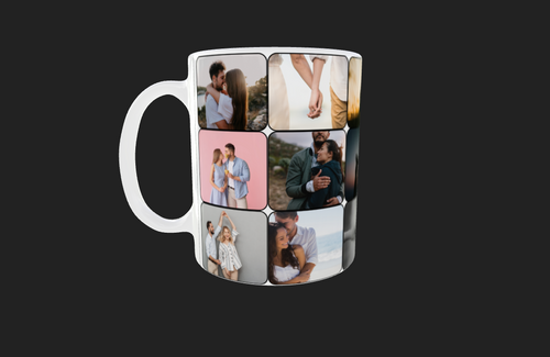18 Panel Collage Photo Mug by Luxe Sensational