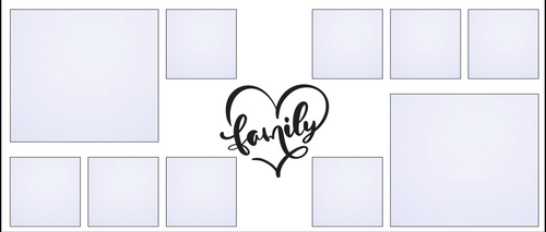 10 Panel Family Personalised Mug, 11 OZ Ceramic by Luxe Sensational