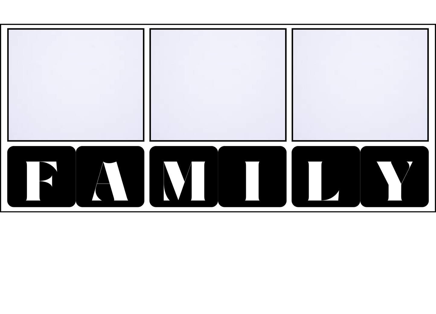 3 Panel Family Mug - Luxe Custom Designer