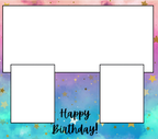 3 Image Birthday Slate by Luxe Sensational