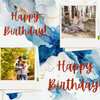 Birthday 2 Image Slate - Luxe Custom Designer