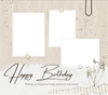 Birthday 3 Image Slate - Luxe Custom Designer