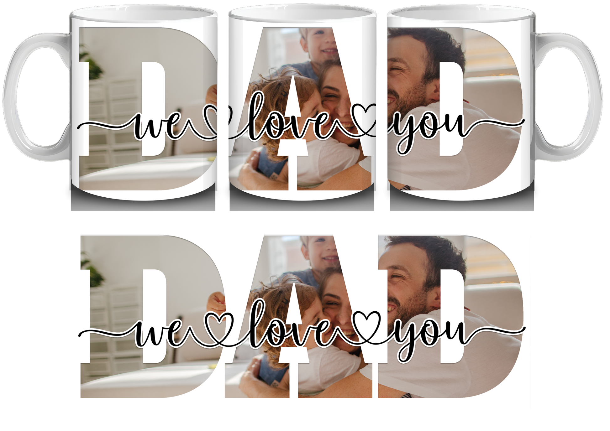 Dad Photo Mug - Luxe Custom Designer