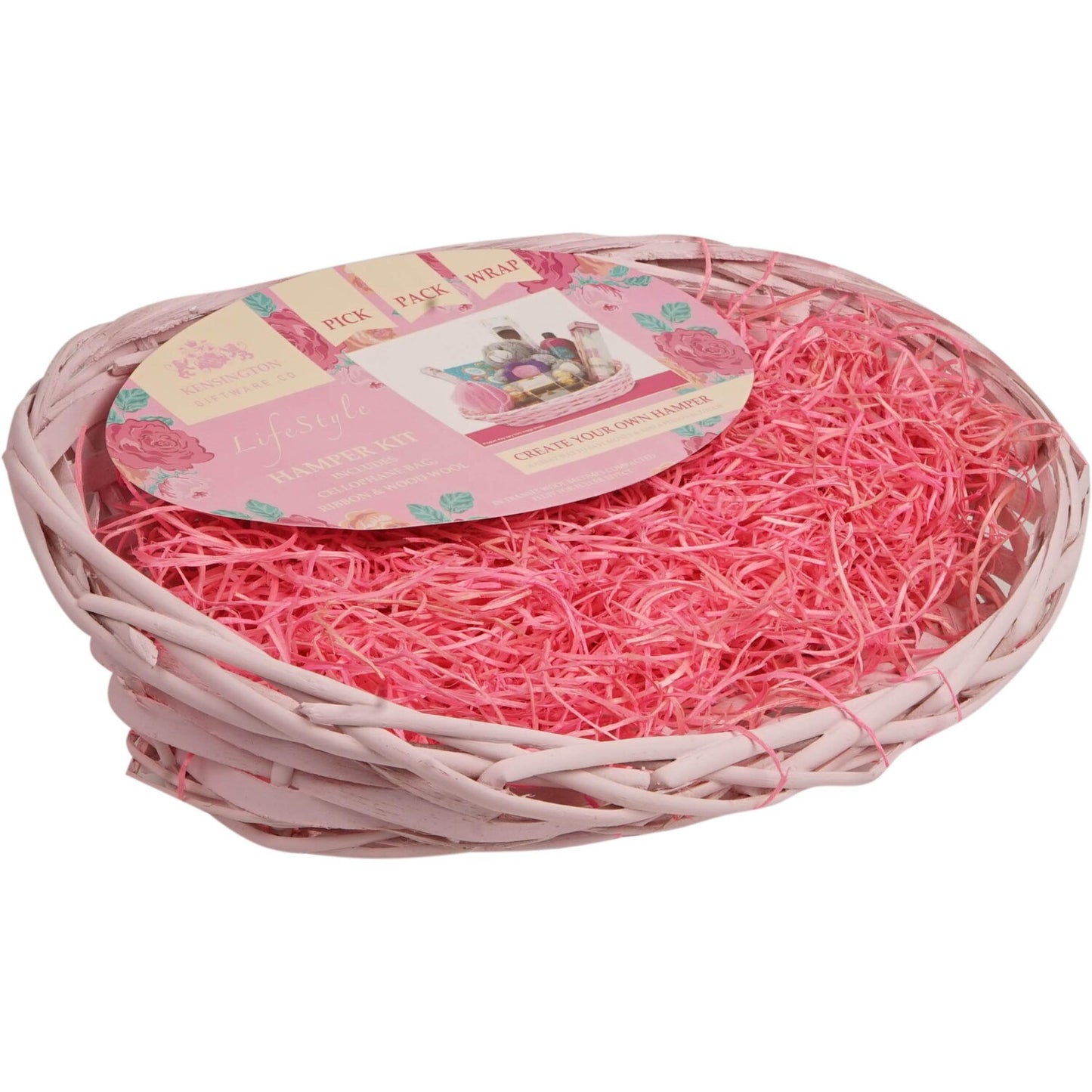 Pink Hamper Basket - Luxe Custom Designer