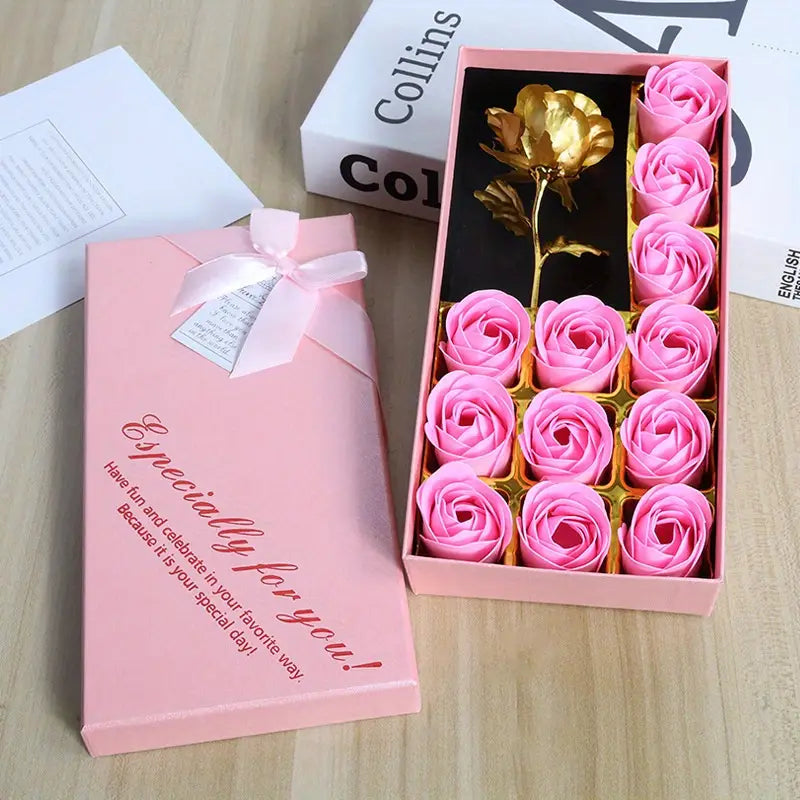 Rose Soap and Foil Rose - Luxe Custom Designer