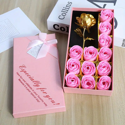 Rose Soap and Foil Rose - Luxe Custom Designer