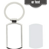 Silver Metal keyring - Luxe Custom Designer