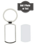 Silver Metal keyring by Luxe Sensational