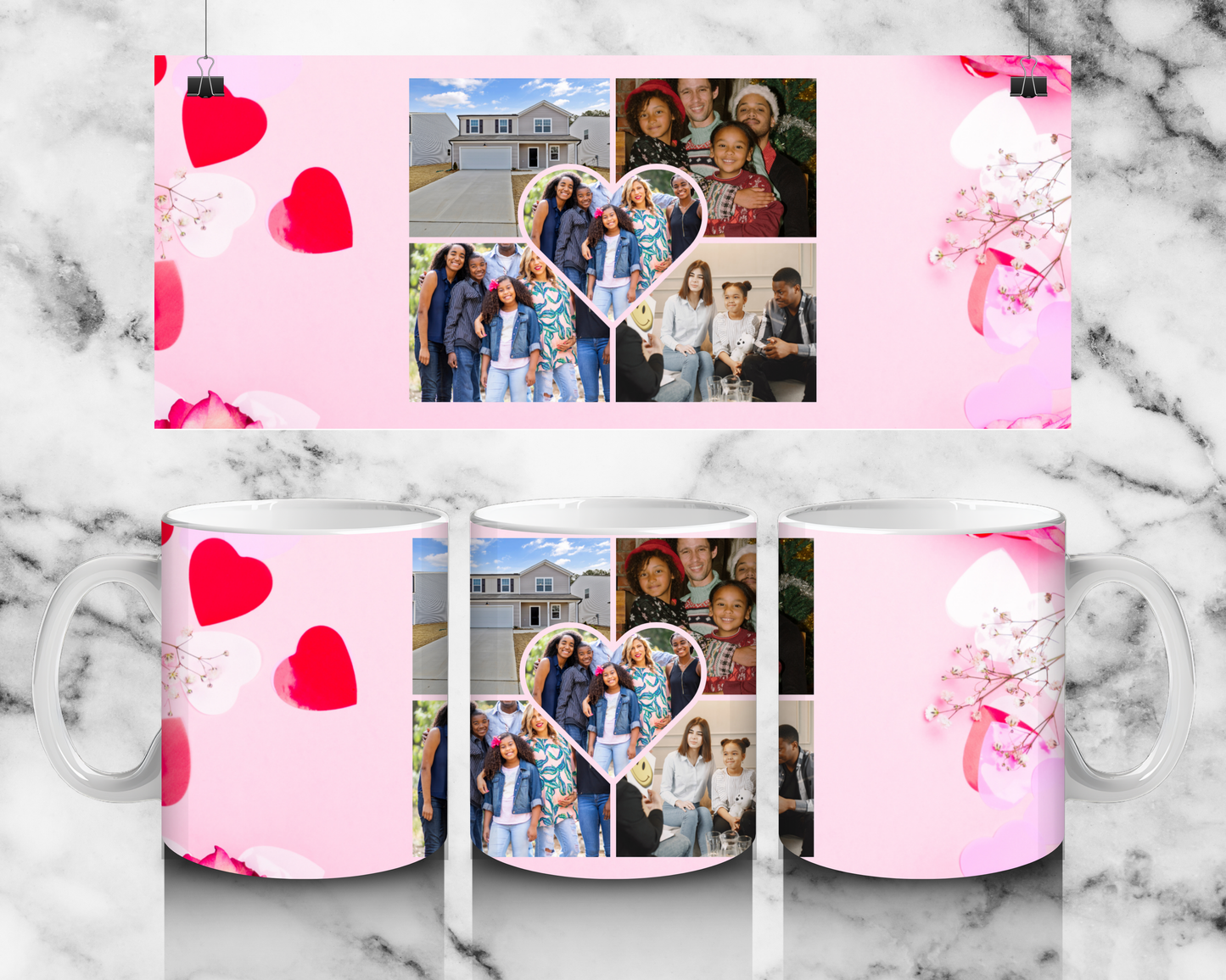 Love Mug 5 Panel Photo - Luxe Custom Designer