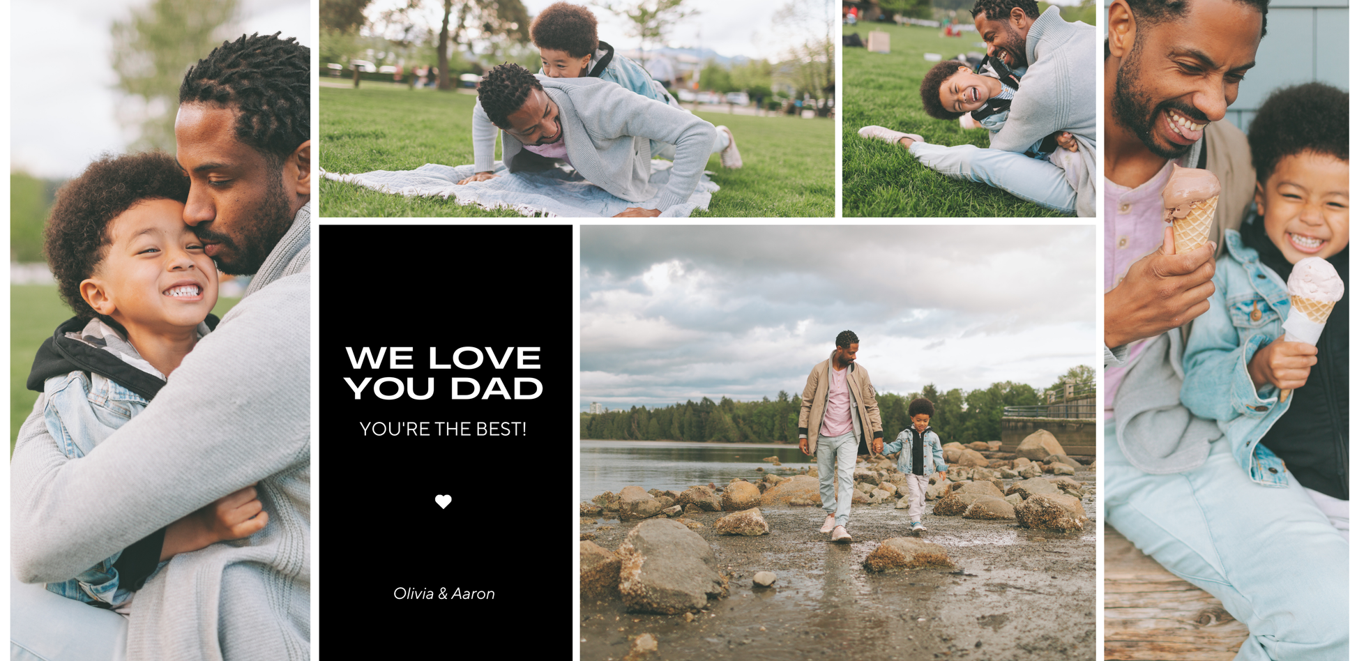 6 Image Dad Mug - Luxe Custom Designer
