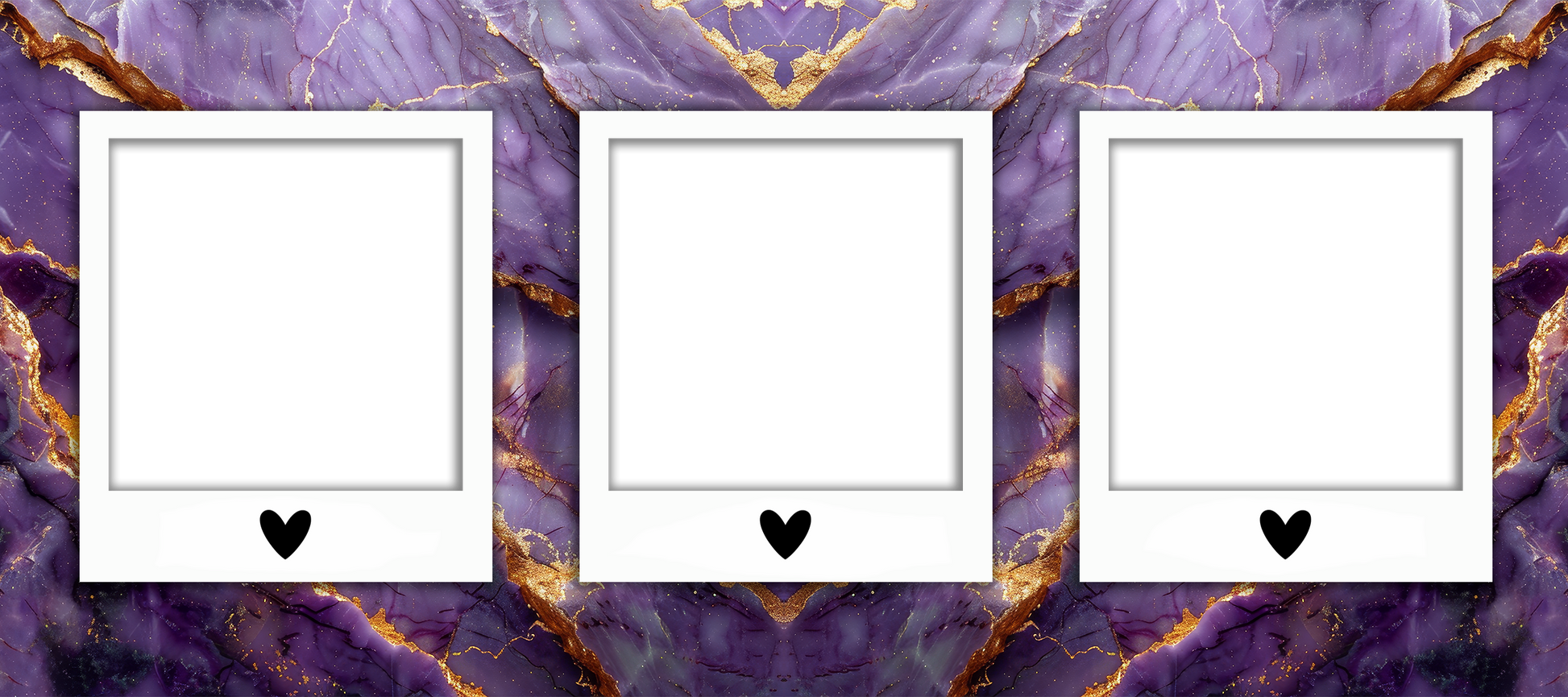 Purple with gold specs