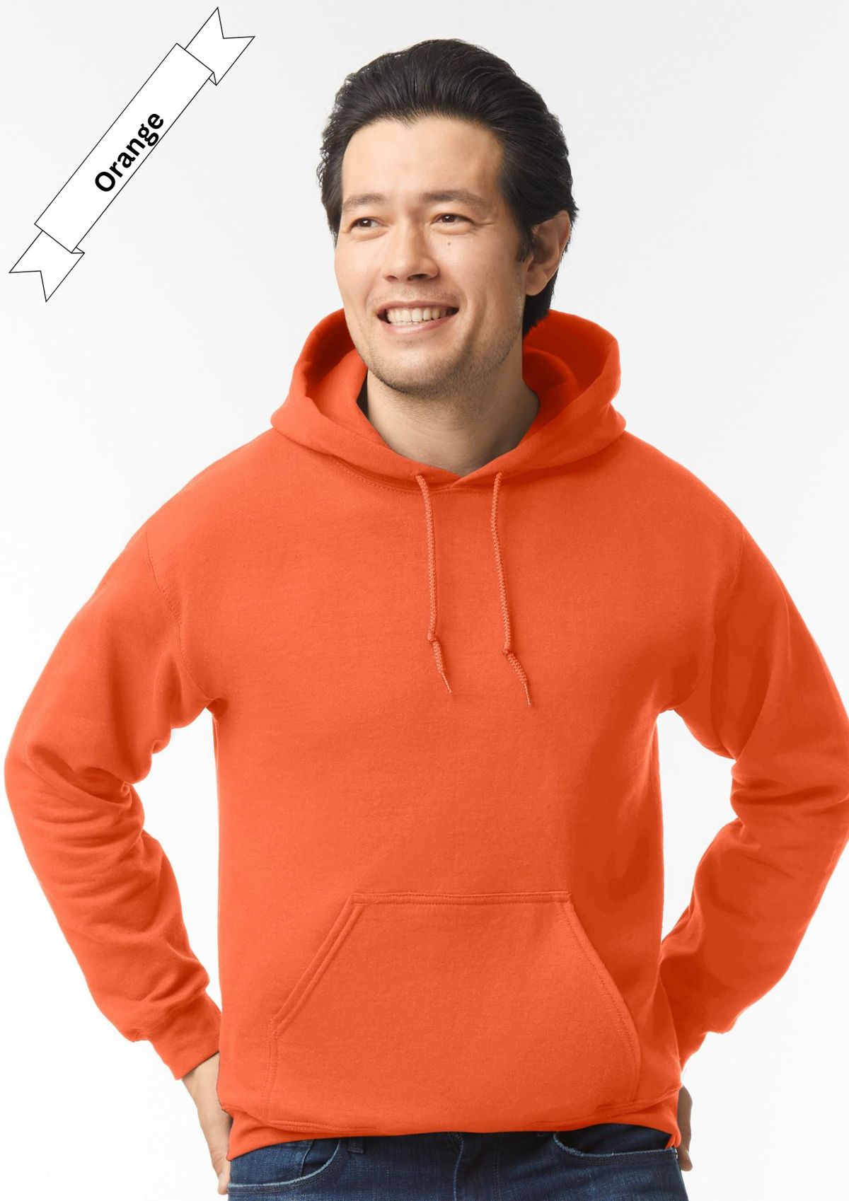 Orange Hoodie by Luxe Sensational