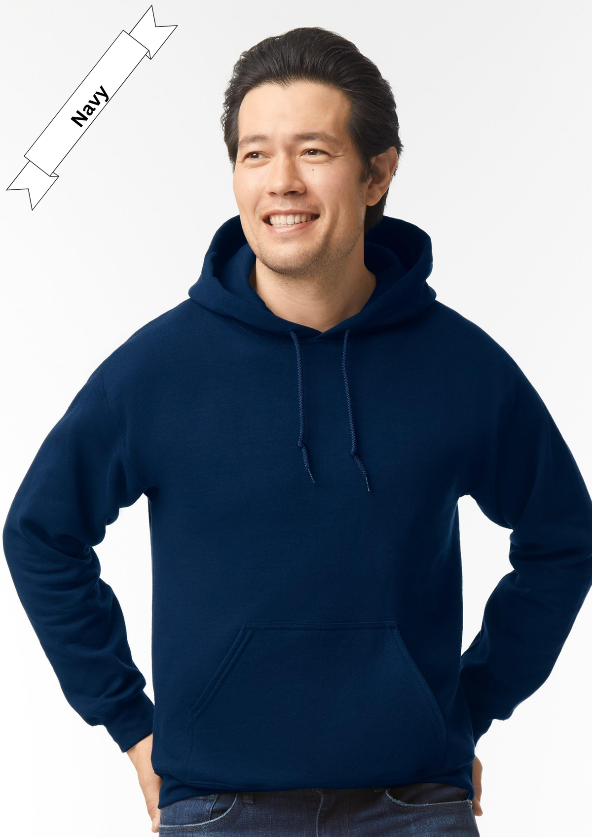 Navy Blue Hoodie by Luxe Sensational