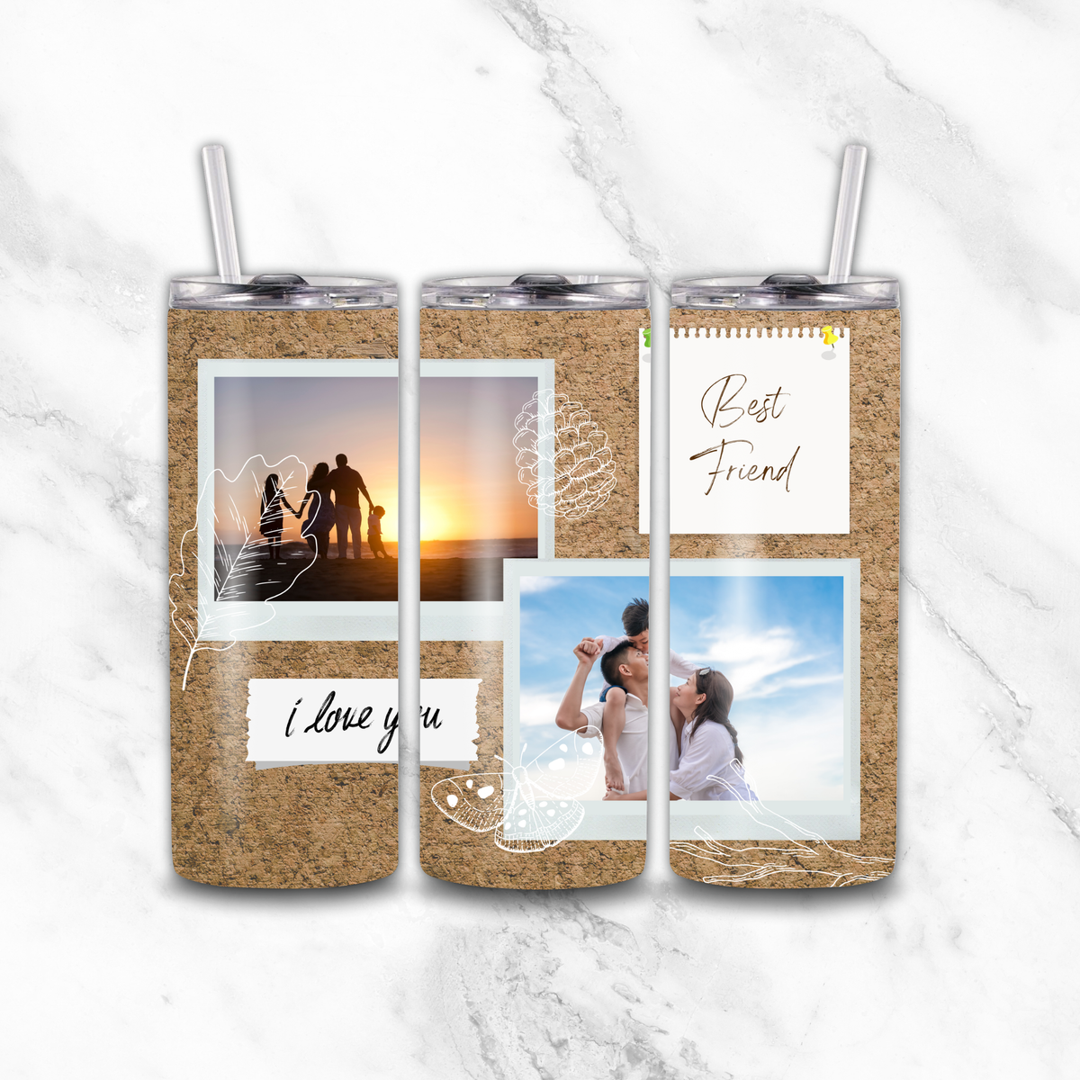 2 Image love tumbler by Luxe Sensational