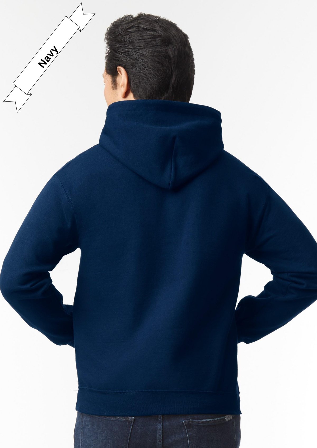 Navy Blue Hoodie by Luxe Sensational