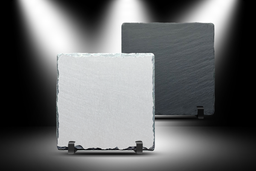 Custom Square Photo Slate Gift Customizable with Your Image for Desk Wall or Shelf Display