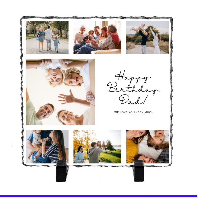 7 Image Birthday Photo Slate by Luxe Sensational