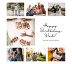 7 Image Birthday Photo Slate by Luxe Sensational