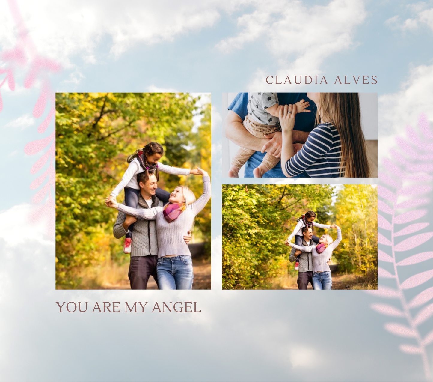 My angel 3 image tumbler - Luxe Custom Designer