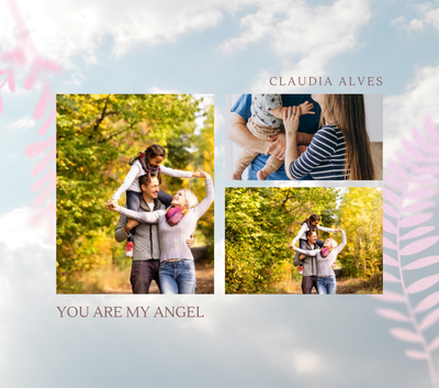 My angel 3 image tumbler - Luxe Custom Designer
