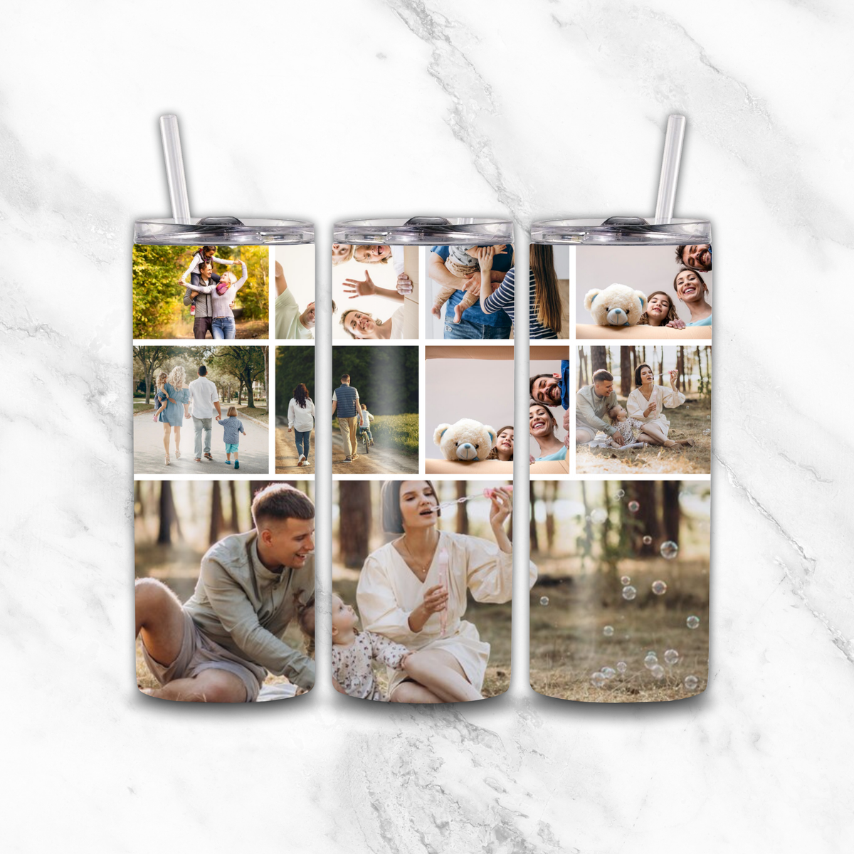 9 image tumbler by Luxe Sensational