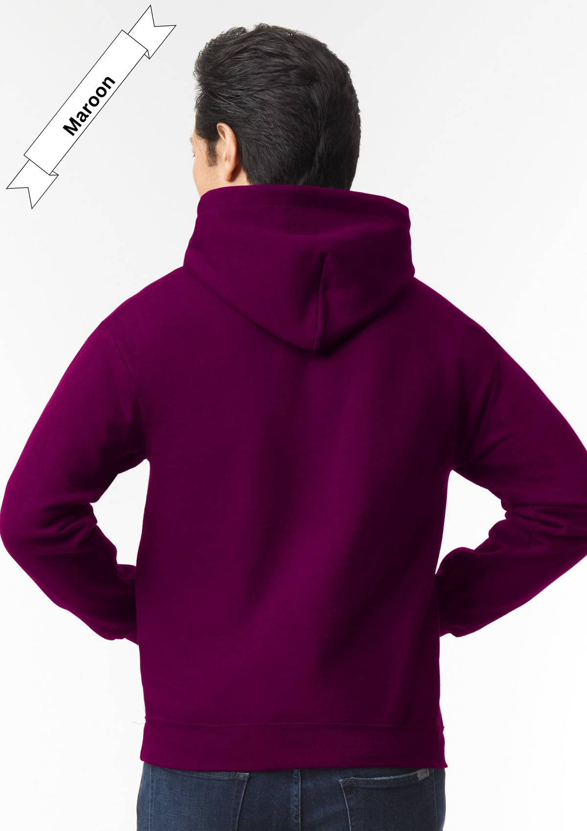 Maroon Hoodie by Luxe Sensational