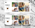 5 Panel Family photo Mug by Luxe Sensational