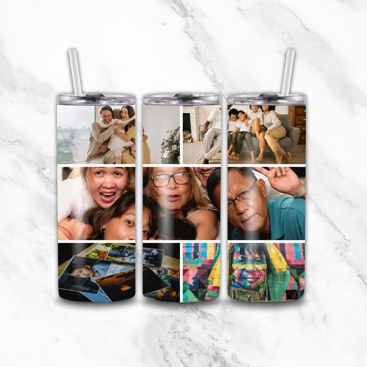 5 Image Tumbler Split by Luxe Sensational