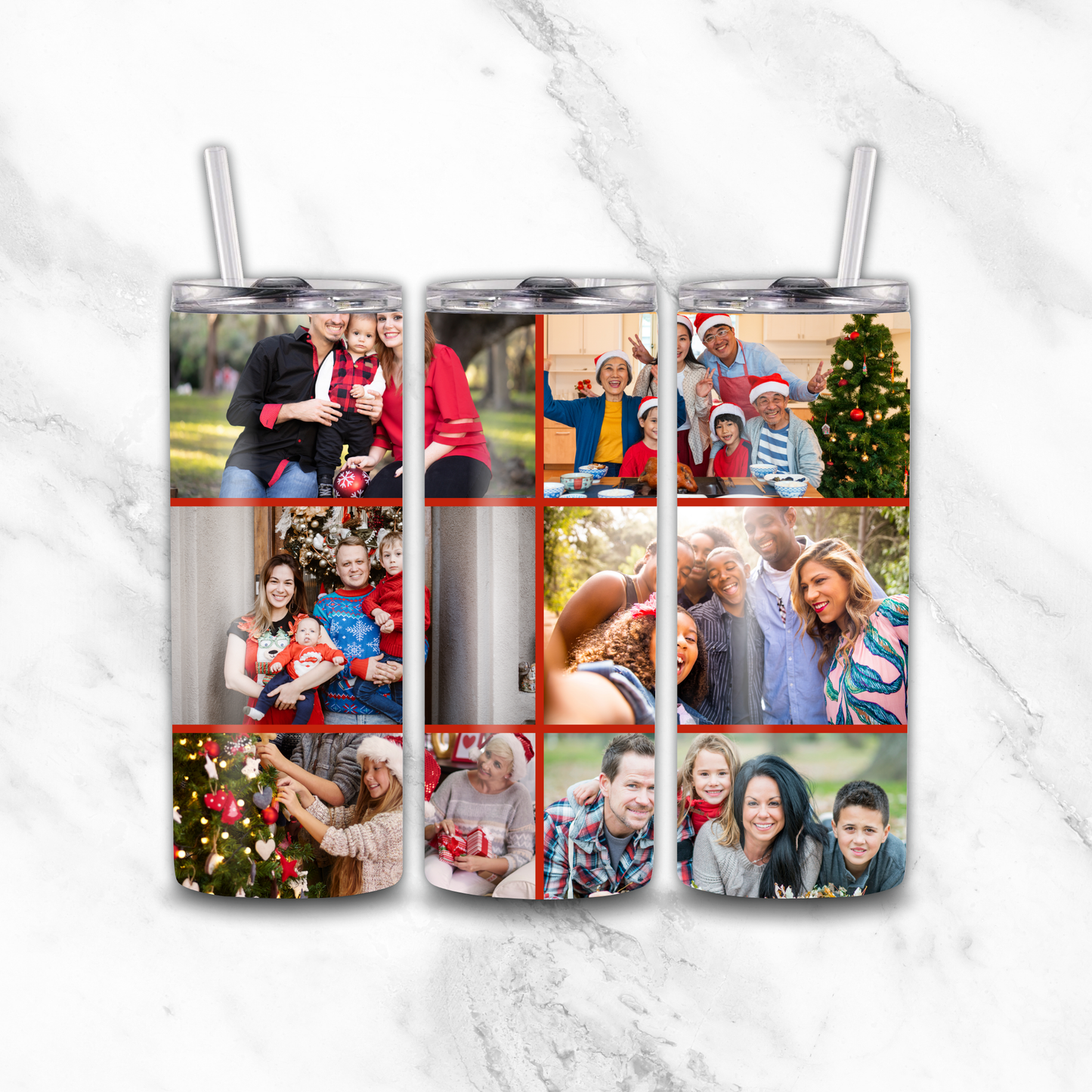 6 Image 20oz Tumbler - Luxe Custom Designer