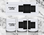 3 panel family mug by Luxe Sensational