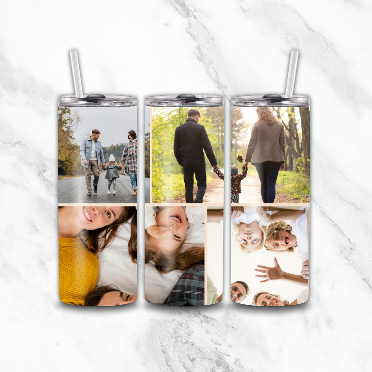 4 image photo tumbler by Luxe Sensational