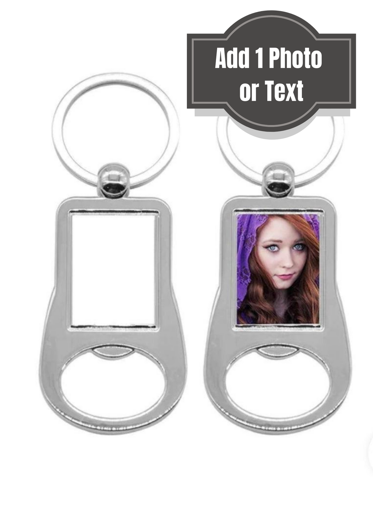 Metals silver keyring by Luxe Sensational