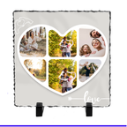 6 Image Heart Photo Slate by Luxe Sensational