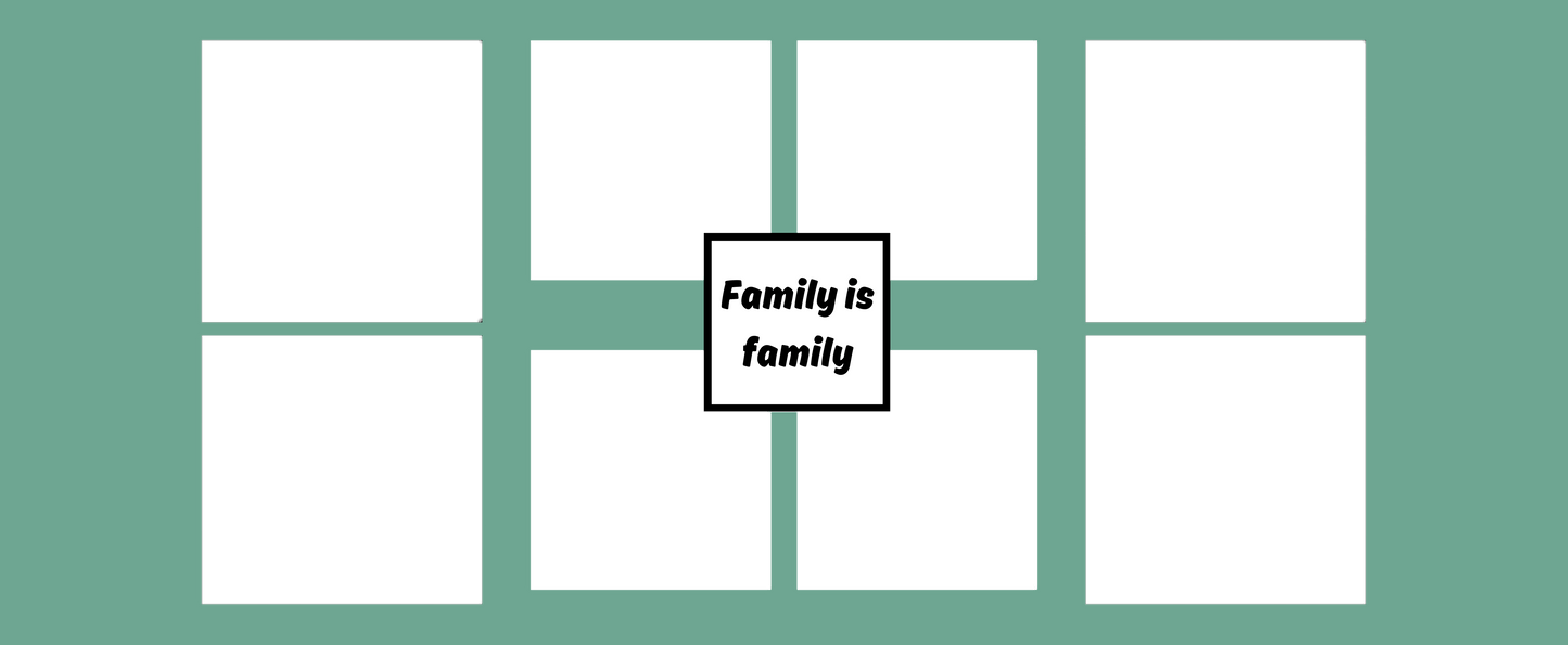 8 Panel Family Mug - Luxe Custom Designer