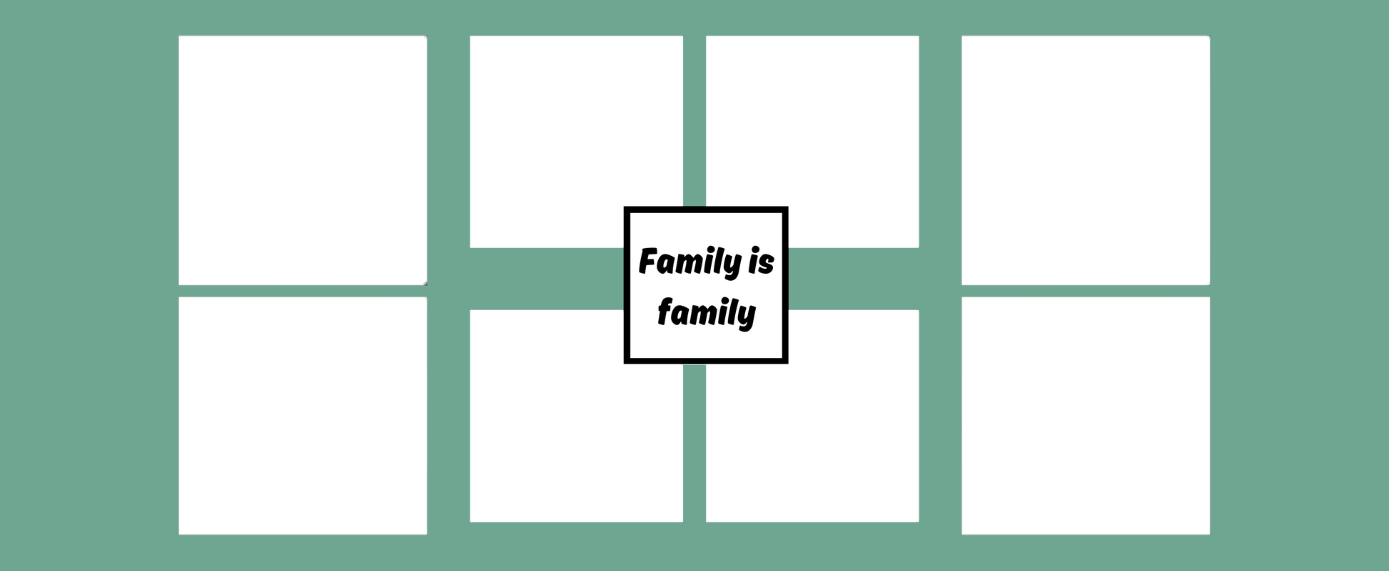 8 Panel Family Mug - Luxe Custom Designer
