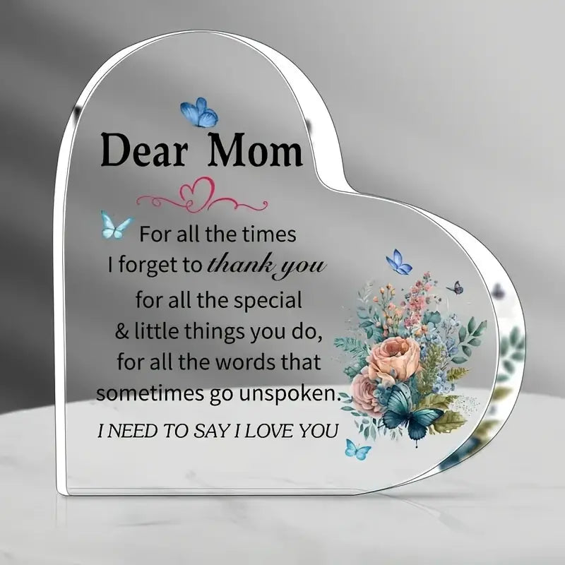 Dear Mum Plaque 10cm by Luxe Sensational