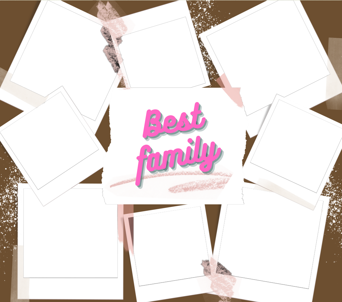 8 Image Family photo slate - Luxe Custom Designer