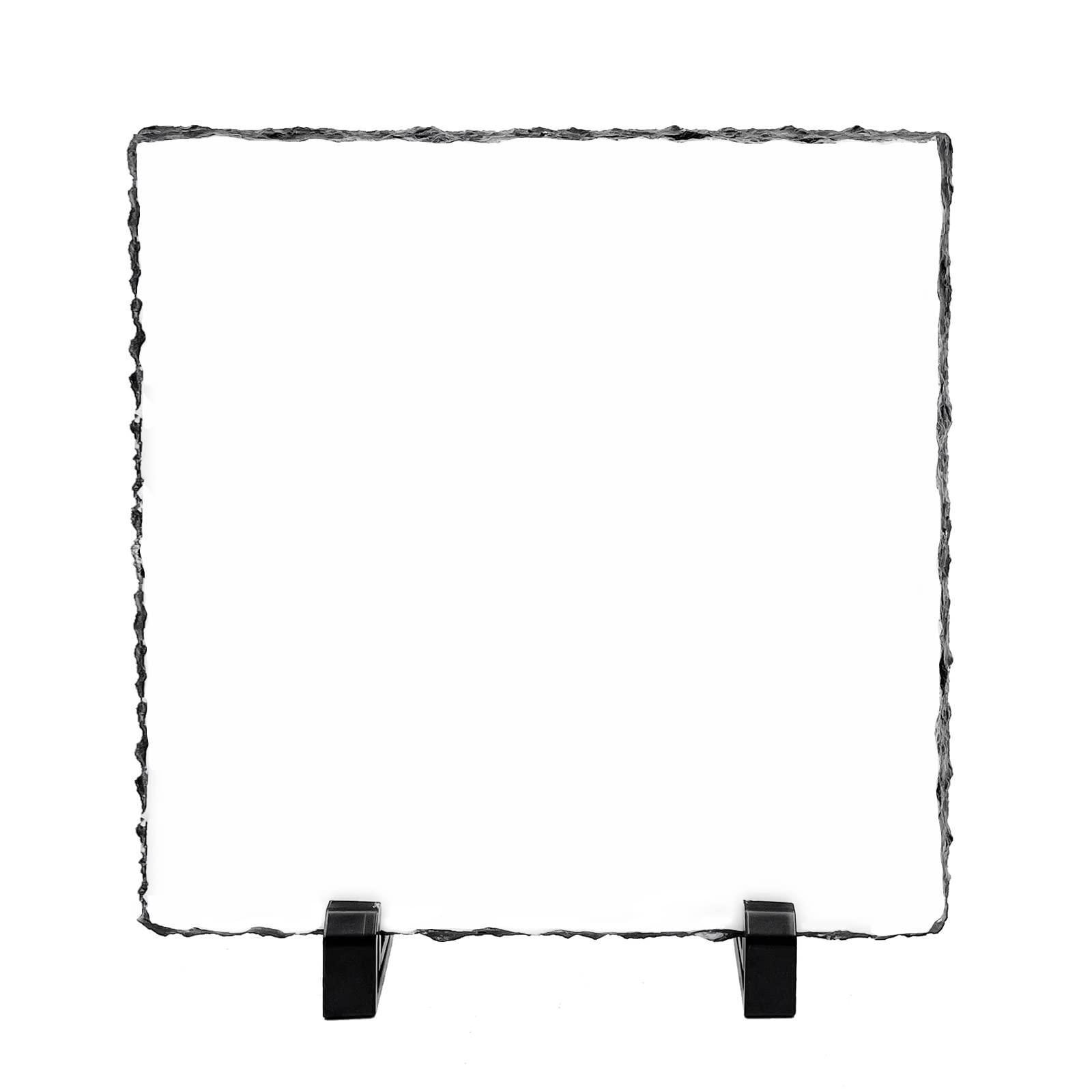 4 Photo Gloss Photo Slate - Square 19cm x 19cm - Luxe Custom Designer
