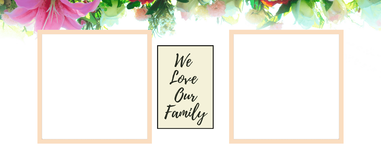 2 Panel Family photo mug - Luxe Custom Designer