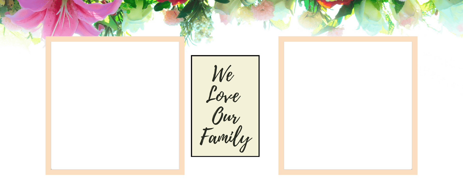 2 Panel Family photo mug - Luxe Custom Designer