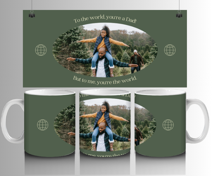 You're My world photo mug - Luxe Custom Designer