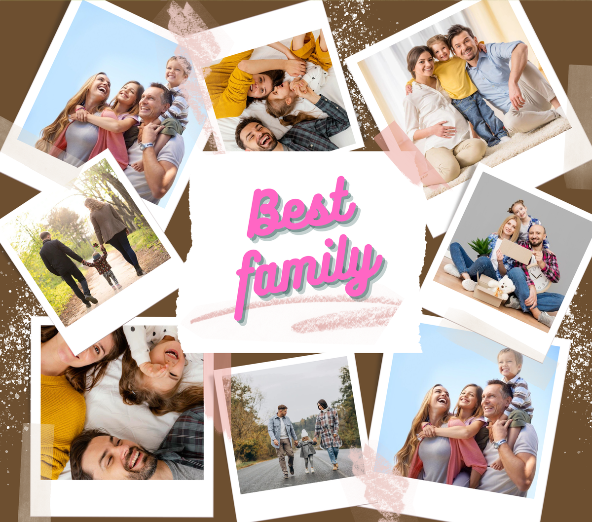 8 Image Family photo slate by Luxe Sensational