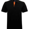 Men's classic fit contrast polo