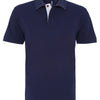 Men's classic fit contrast polo