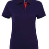 Women's contrast polo