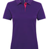 Women's contrast polo